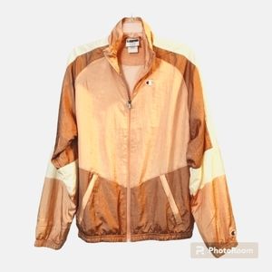 Champion Pink/White Unisex Style Windbreaker Track Jacket | Men's Size S | NWT